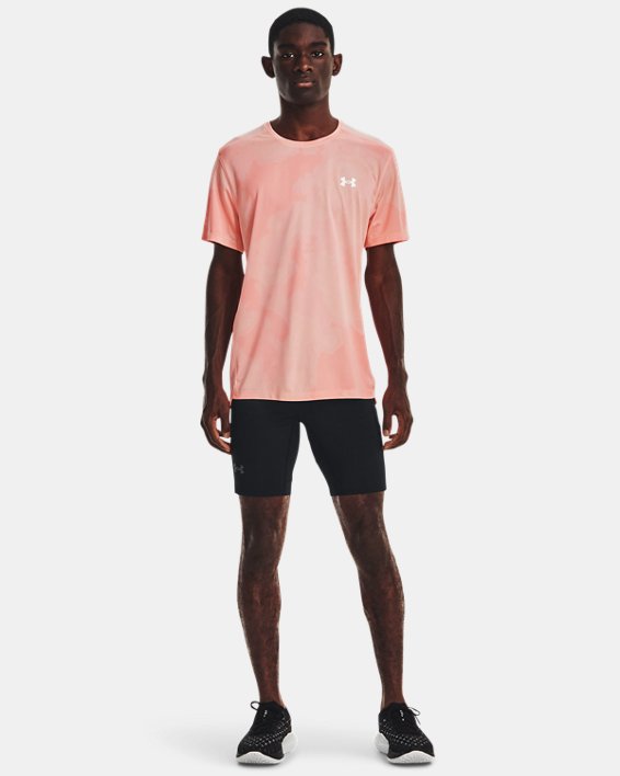 Men's UA Speed Stride 2.0 Burn Short Sleeve, Pink, pdpMainDesktop image number 2